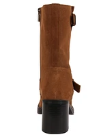 Kenneth Cole New York Women's Janice Block Heel Boots - Tobacco