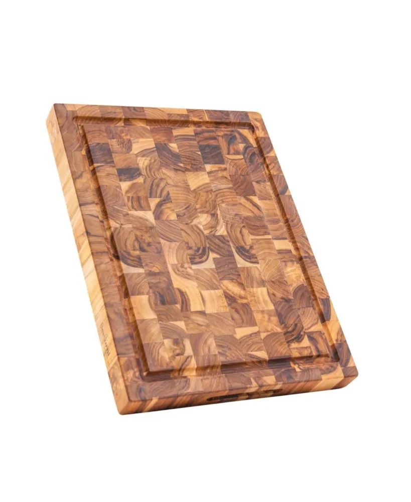 End Grain Teak Cutting Board