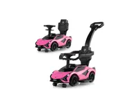 3 in 1 Licensed Lamborghini Ride Walking Toy Stroller