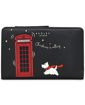Radley London Christmas Is Calling Medium Bifold Leather Wallet