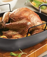 Anolon Advanced Hard Anodized 16" x 13" Nonstick Roaster with Rack