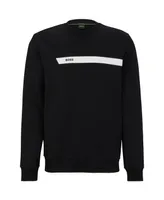 Boss by Hugo Boss Men's Graphic Logo Stripe Sweatshirt