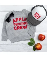 Sweet Wink Little and Big Boys Apple Picking Crew Sweatshirt