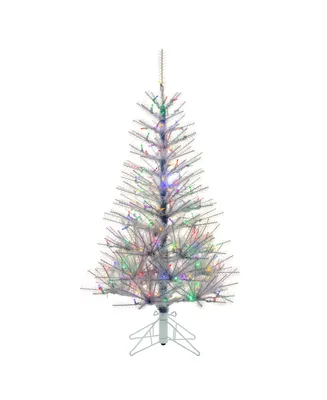 Kurt Adler 4.5' Pre-lit Multi-led Glistening Pine Tree