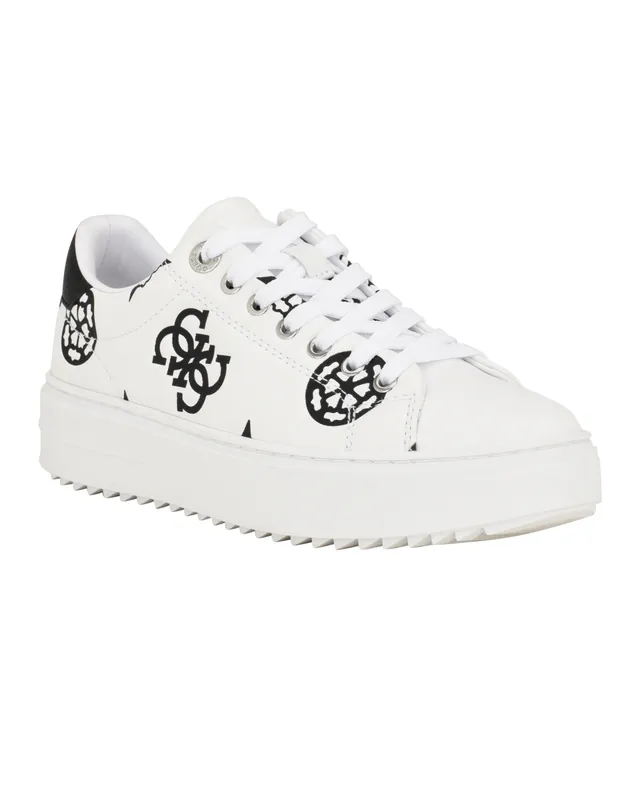 Guess Women's Denesa Tread Bottom Logo Fashion Sneakers