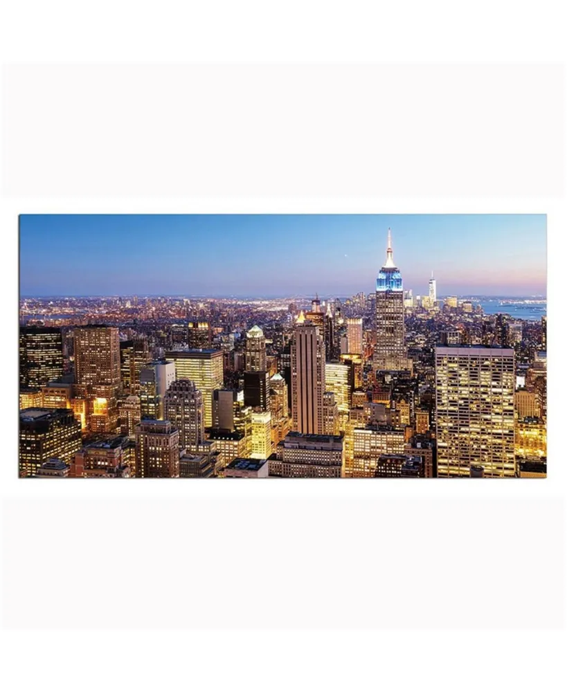 Simplie Fun Manhattan Skyline Acrylic Wall Art (32 H X 48 W)