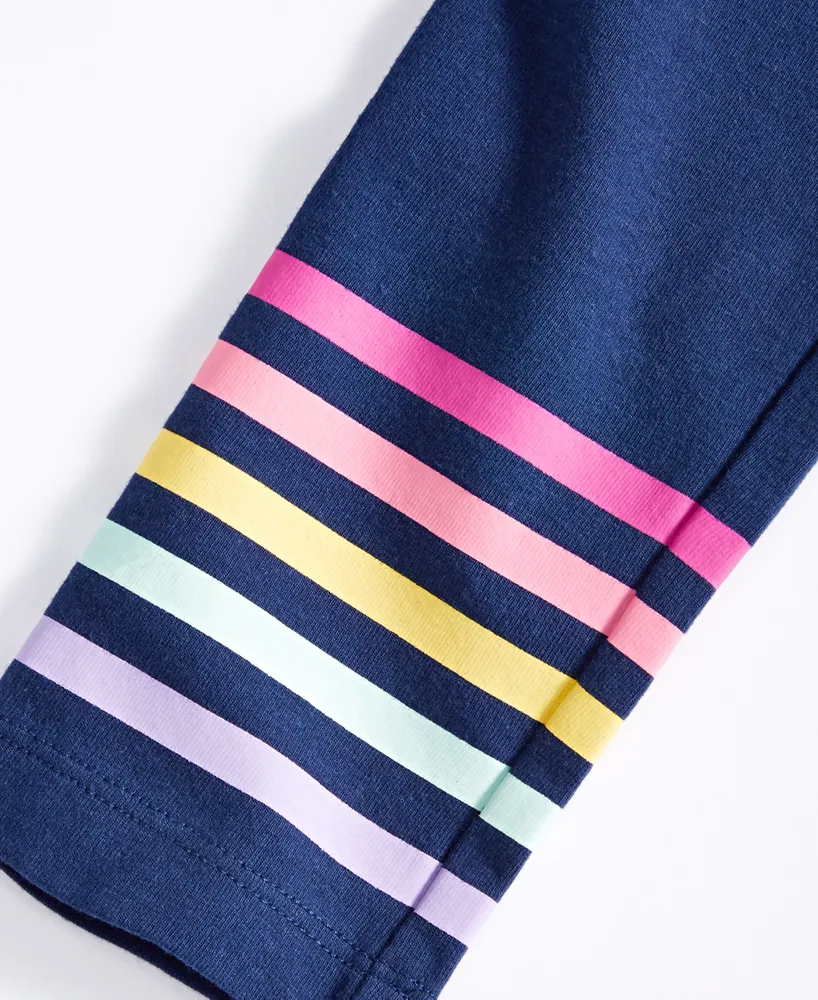 Epic Threads Toddler & Little Girls Colorful Border Striped Leggings, Created for Macy's