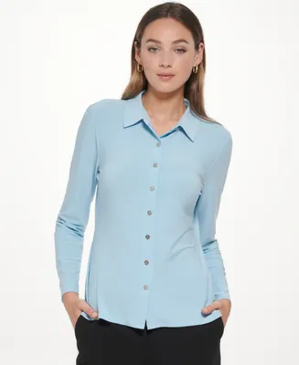 Tommy Hilfiger Women's Point-Collar Blouse