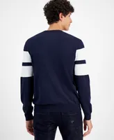 Guess Men's Logo Stripe Sweater