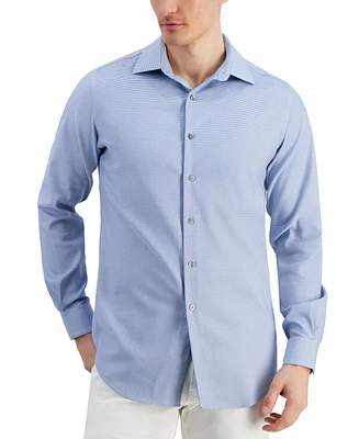 Alfani Men's Slim-Fit Dobby Dress Shirt, Created for Macy's