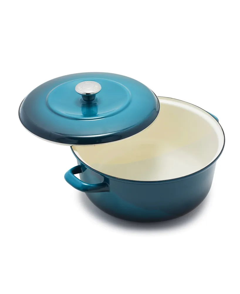 The Cellar Enameled Cast Iron 8-Qt. Round Dutch Oven, Created for Macy's -  Macy's