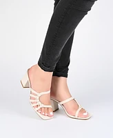 Journee Collection Women's Emory Block Heel Sandals