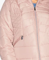 Avenue Plus Size Ava Faux Fur Puffer Padded Coat