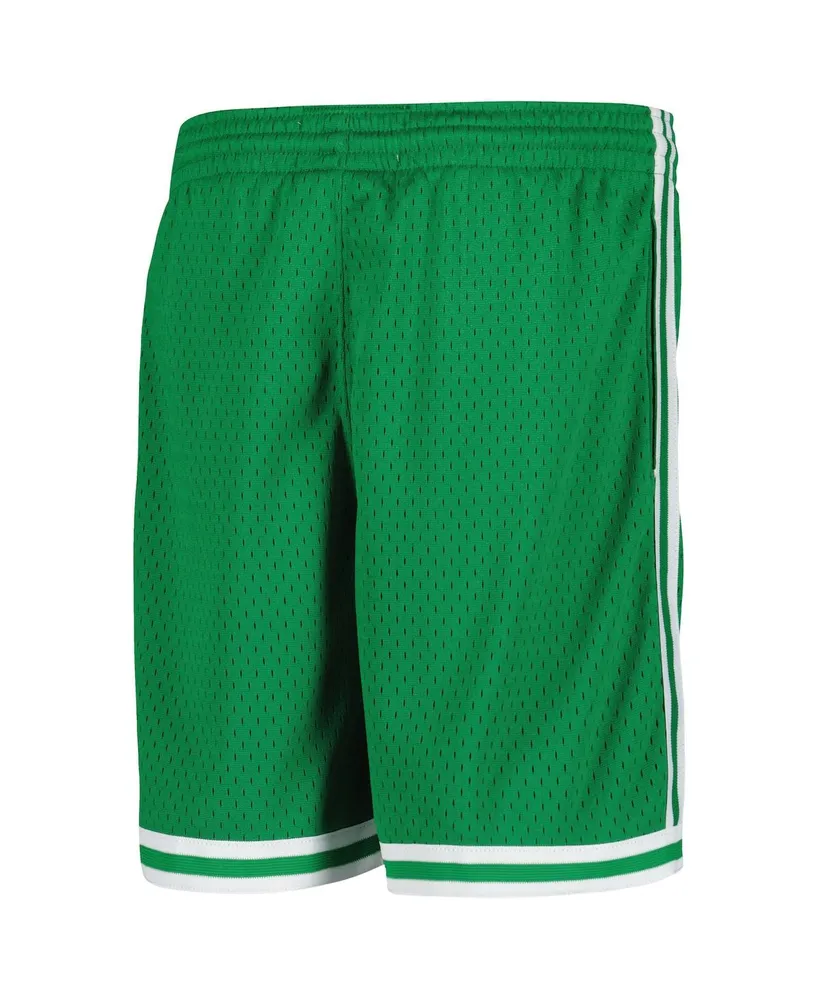 Big Boys Mitchell & Ness Green Boston Celtics Hardwood Classics Swingman Shorts