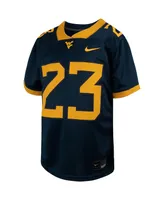 Big Boys Nike #23 Navy West Virginia Mountaineers Untouchable Replica Game Jersey