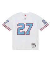 Men's Mitchell & Ness Eddie George White Tennessee Oilers Legacy Replica Jersey