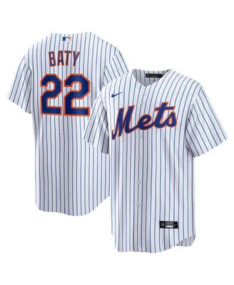 Men's Nike Brett Baty White New York Mets Replica Player Jersey