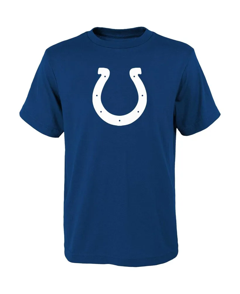 Big Boys Royal Indianapolis Colts Primary Logo T-shirt