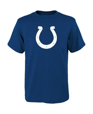 Big Boys Royal Indianapolis Colts Primary Logo T-shirt