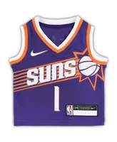 Infant Boys and Girls Nike Devin Booker Purple Phoenix Suns Swingman Player Jersey - Icon Edition