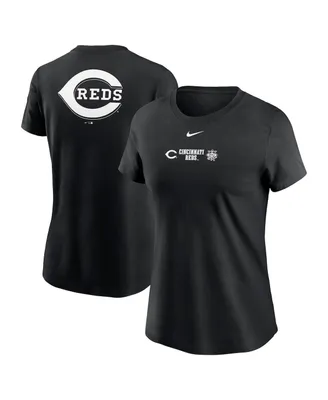 Women's Nike Black Cincinnati Reds Over Shoulder T-shirt