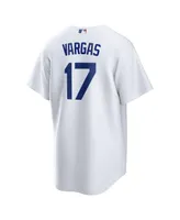 Men's Nike Miguel Vargas White Los Angeles Dodgers Replica Player Jersey