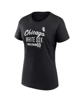 Women's Fanatics Black Chicago White Sox Logo T-shirt