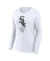 Women's Fanatics White Chicago Sox Long Sleeve T-shirt