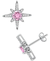 Giani Bernini Cubic Zirconia Celestial Star Stud Earrings in Sterling Silver, Created for Macy's