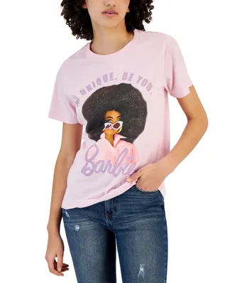 Grayson Threads, The Label Juniors' Be Unique Barbie Graphic T-Shirt