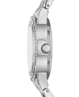 Folio Women's Quartz Three Hand Silver-Tone Alloy Watch 30mm, Gift Set