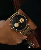 Mvmt Men's Blacktop Gold-Tone Stainless Steel Bracelet Watch 42mm - Gold