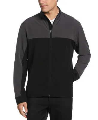 Pga Tour Men's Shield Series Colorblocked Zip-Front Golf Jacket