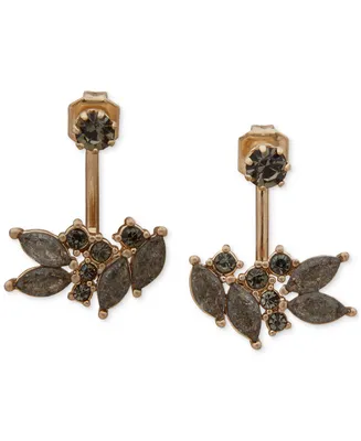 lonna & lilly Gold-Tone Pave & Crackled Stone Floater Earrings