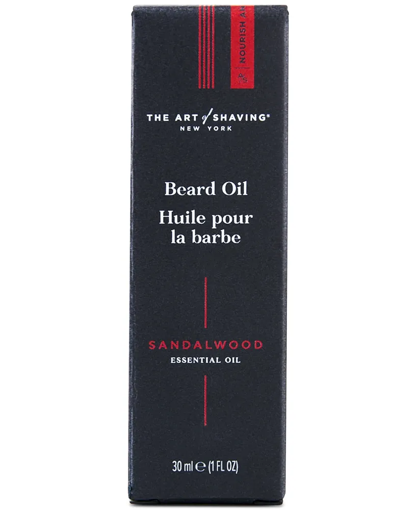 The Art of Shaving Sandalwood Beard Oil, 1 oz.