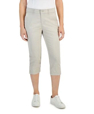 Style Co Womens Mid Rise Comfort Waist Capri Pants 4 24w Created For Macys