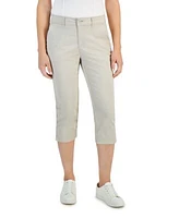 Style Co Womens Mid Rise Comfort Waist Capri Pants 4 24w Created For Macys