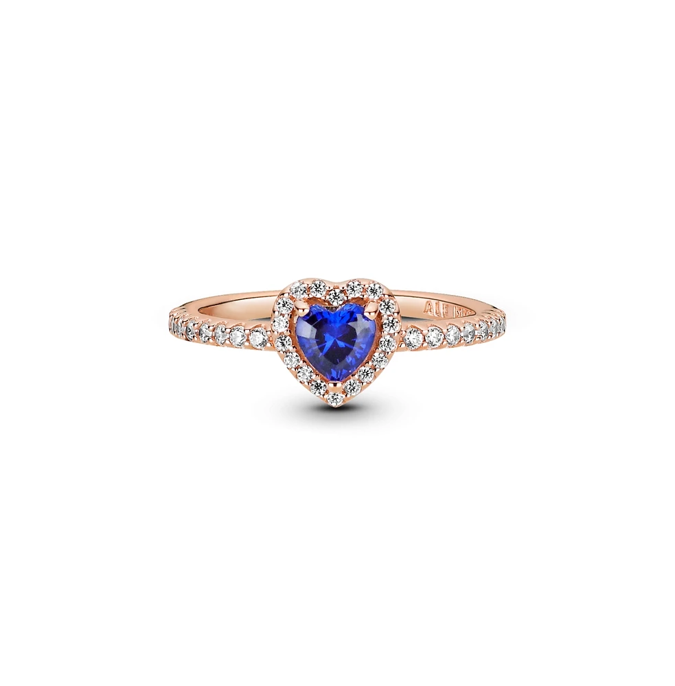 Pandora Cubic Zirconia Timeless Sparkling Elevated Heart Ring