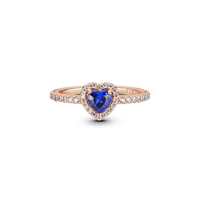 Pandora Cubic Zirconia Timeless Sparkling Elevated Heart Ring