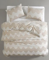 Closeout! Marimekko Lokki Cotton 3 Piece Duvet Cover Set
