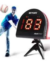 Net Playz Speed Radar, Multi-Sports Personal Speed Radar Detector Gun, Measurement Baseball Pitching, Bat Swinging and Soccer Shooting Speed