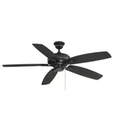 Trade Winds Carter 52" Ceiling Fan in Matte Black