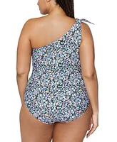 Raisins Curve Trendy Plus Size Marita Floral One-Piece Swimsuit