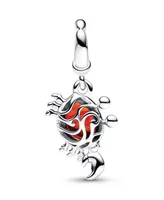 Pandora Sterling Silver Disney the Little Mermaid Sebastian Crab Dangle Charm