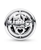 Pandora Sterling Silver Mom Hero Openwork Charm