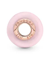 Pandora Pink Charm Matte Pink Murano Glass Charm