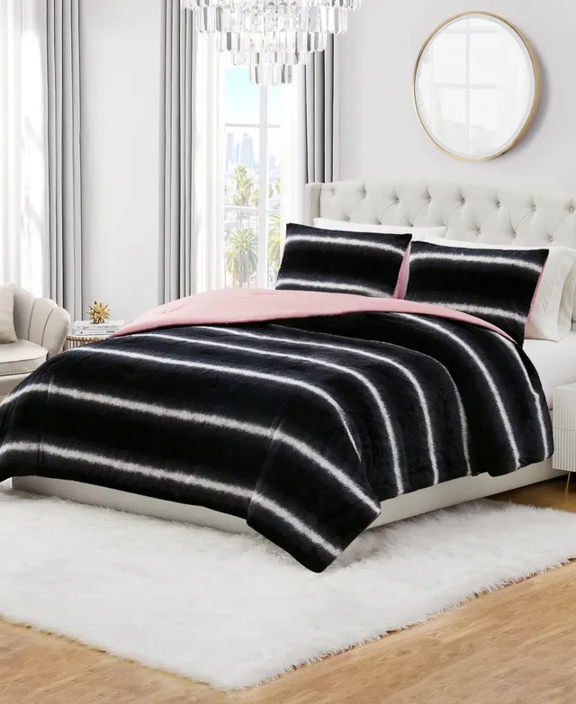 Juicy Couture Reversible Velvet Comforter Set, Twin/Twin XL - Macy's