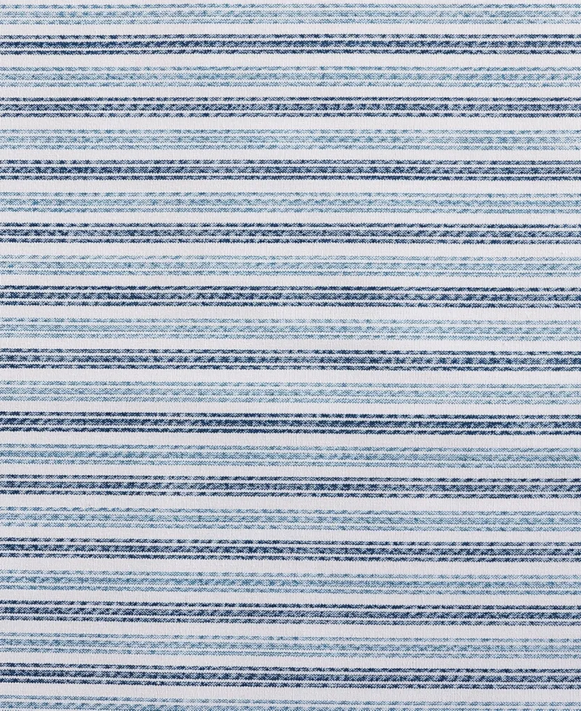 Eddie Bauer Ticking Stripe Cotton Percale Piece Duvet Cover Set