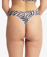 Hanky Panky Women's Printed Signature Lace Original Rise Thong