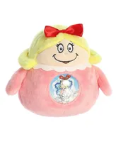 Aurora Small Shaker Cindy Lou Who Dr. Seuss Whimsical Plush Toy Pink 7"